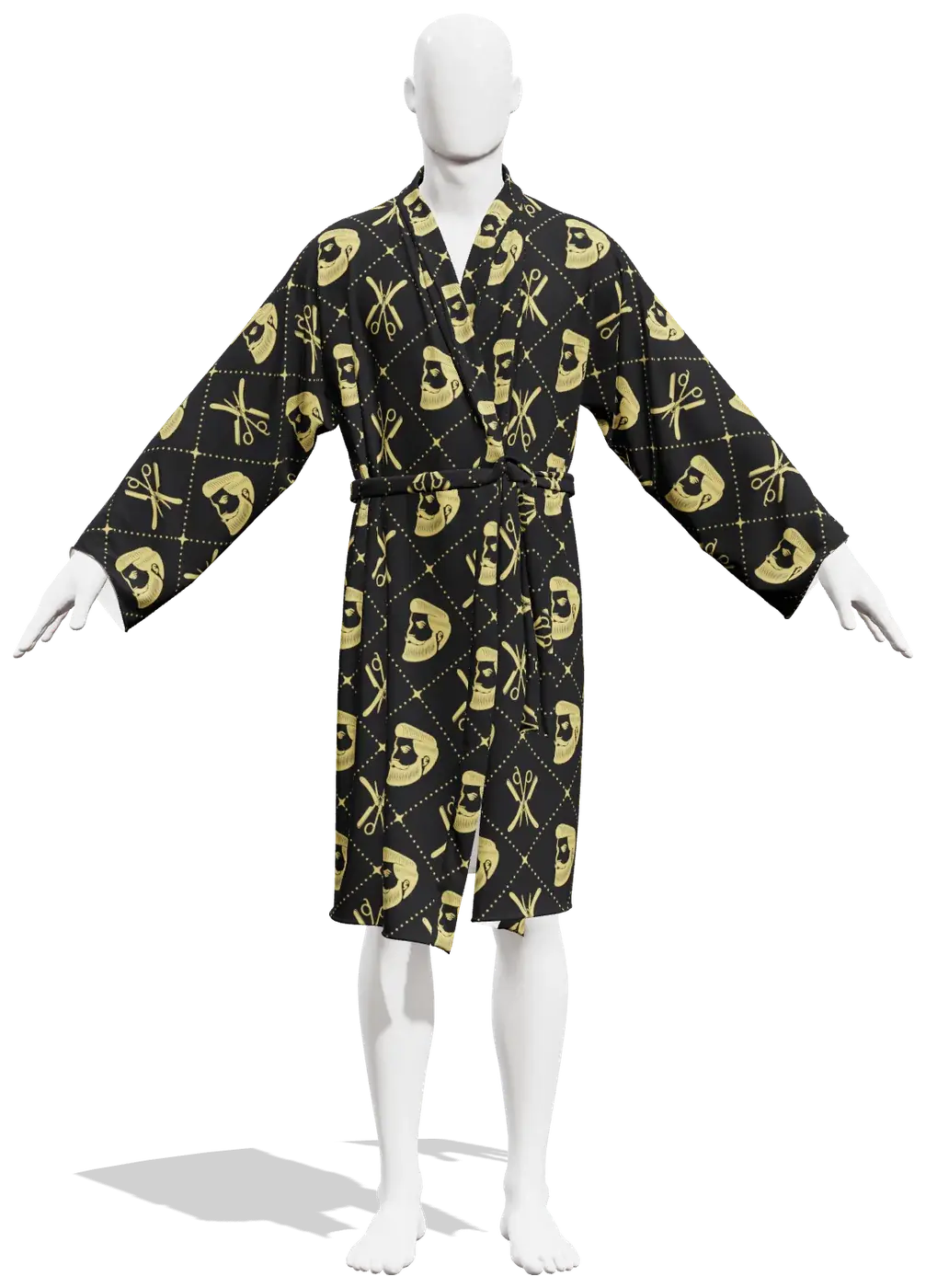 Le Kimono en imprimé Classic barber